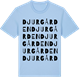 Blue Soul t-shirt med Djurgården ordlek t-shirt