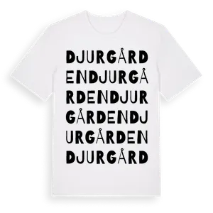 Djurgården ordlek t-shirt – ekologisk bomull t-shirt från Pinshirt