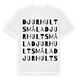Djurhultsmåla ordlek t-shirt