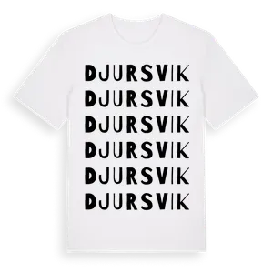 Djursvik ordlek t-shirt – ekologisk bomull t-shirt från Pinshirt