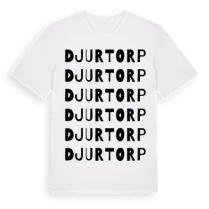 Djurtorp ordlek t-shirt – ekologisk bomull t-shirt från Pinshirt