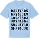 Blue Soul t-shirt med Djurvadsnäs ordlek t-shirt
