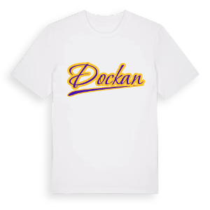 Dockan baseball t-shirt – ekologisk bomull t-shirt från Pinshirt