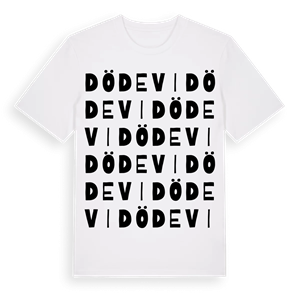 Dödevi ordlek t-shirt – ekologisk bomull t-shirt från Pinshirt