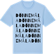 Blue Soul t-shirt med Dönnemåla ordlek t-shirt