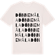 Vintage White t-shirt med Dönnemåla ordlek t-shirt