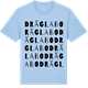 Blue Soul t-shirt med Dräglabo ordlek t-shirt