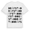 Dråpstad ordlek t-shirt