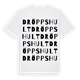 Dröppshult ordlek t-shirt