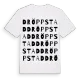 Dröppstad ordlek t-shirt