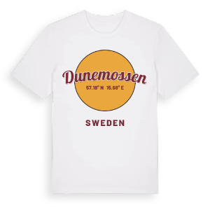 Dunemossen cirkel t-shirt – ekologisk bomull t-shirt från Pinshirt
