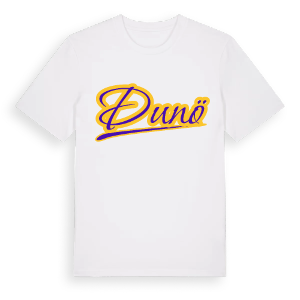 Dunö baseball t-shirt – ekologisk bomull t-shirt från Pinshirt