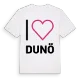 Jag älskar Dunö t-shirt stort tryck