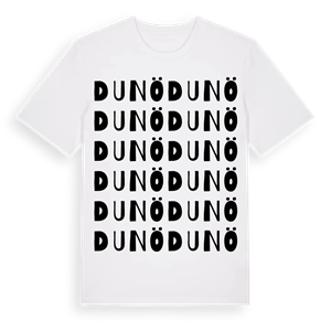 Dunö ordlek t-shirt – ekologisk bomull t-shirt från Pinshirt