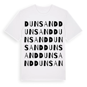 Dunsand ordlek t-shirt – ekologisk bomull t-shirt från Pinshirt