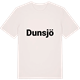 Vintage White t-shirt med Dunsjö fetstil t-shirt