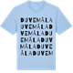 Blue Soul t-shirt med Duvemåla ordlek t-shirt