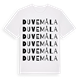 Duvemåla ordlek t-shirt