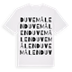 Duvemålen ordlek t-shirt