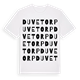 White t-shirt med Duvetorp ordlek t-shirt