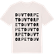 Vintage White t-shirt med Duvtorpet ordlek t-shirt