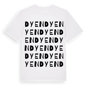 Dyen ordlek t-shirt – ekologisk bomull t-shirt från Pinshirt