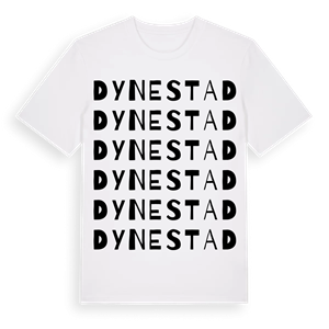 Dynestad ordlek t-shirt – ekologisk bomull t-shirt från Pinshirt