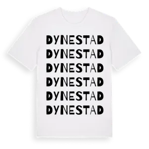 Dynestad ordlek t-shirt – ekologisk bomull t-shirt från Pinshirt