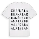 Ebbamåla ordlek t-shirt
