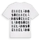 Ebbelångsö ordlek t-shirt