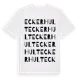 White t-shirt med Eckerhult ordlek t-shirt