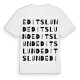 Editslund ordlek t-shirt