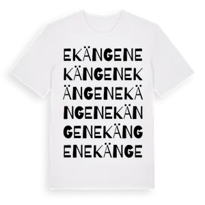 Ekängen ordlek t-shirt – ekologisk bomull t-shirt från Pinshirt