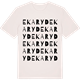 Vintage White t-shirt med Ekaryd ordlek t-shirt
