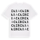White t-shirt med Ekbacken ordlek t-shirt
