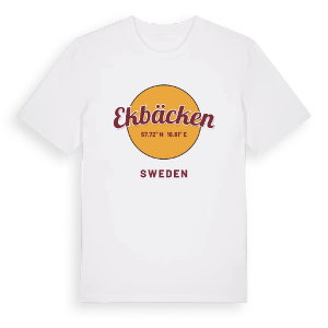 Ekbäcken cirkel t-shirt – ekologisk bomull t-shirt från Pinshirt