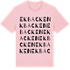 Pink Cotton t-shirt med Ekbacken ordlek t-shirt