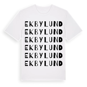 Ekbylund ordlek t-shirt – ekologisk bomull t-shirt från Pinshirt