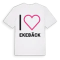 Jag älskar Ekebäck t-shirt stort tryck