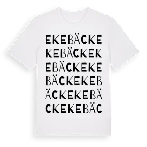 Ekebäck ordlek t-shirt – ekologisk bomull t-shirt från Pinshirt