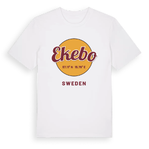 Ekebo cirkel t-shirt – ekologisk bomull t-shirt från Pinshirt