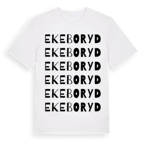 Ekeboryd ordlek t-shirt – ekologisk bomull t-shirt från Pinshirt