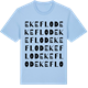 Blue Soul t-shirt med Ekeflod ordlek t-shirt