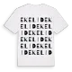 Ekelid ordlek t-shirt