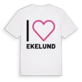 Jag älskar Ekelund t-shirt stort tryck