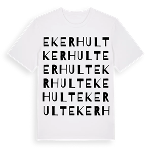 Ekerhult ordlek t-shirt – ekologisk bomull t-shirt från Pinshirt