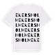 Ekersholm ordlek t-shirt