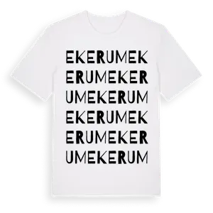 Ekerum ordlek t-shirt – ekologisk bomull t-shirt från Pinshirt