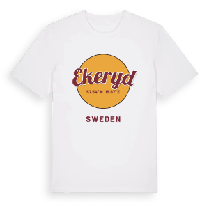 Ekeryd cirkel t-shirt – ekologisk bomull t-shirt från Pinshirt