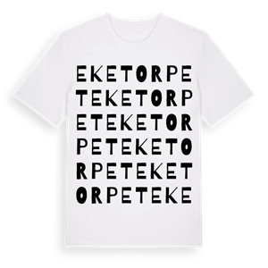 Eketorpet ordlek t-shirt – ekologisk bomull t-shirt från Pinshirt